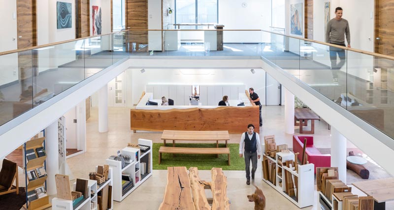 Showroom für Möbel, Fenster und Türen